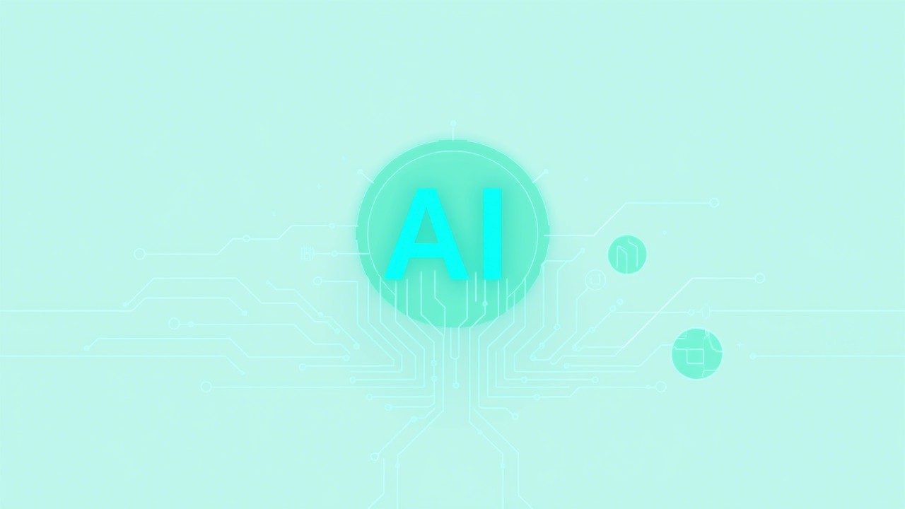 Ilustración de innovación con IA